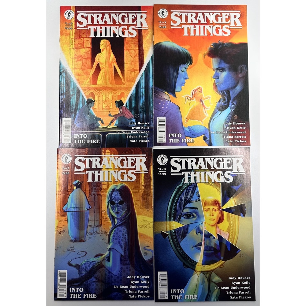 Stranger Things  INTO THE FIRE Comic Books Dark Horse  Netflix Viktor Kalvachev